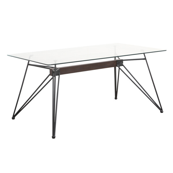 Cessna Dining Table-Glass Top (1.6x0.9M)