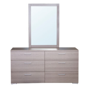KINWAI: Cascade 1567-M24 Double Dresser: 150x49.6x76.5 #1567-211 + Mirror 1567-221