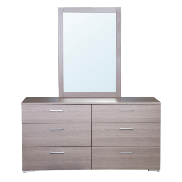 KINWAI: Cascade 1567-M24 Double Dresser: 150x49.6x76.5 #1567-211 + Mirror 1567-221