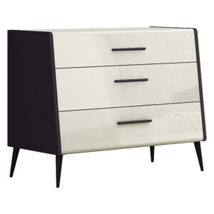 Dresser; (99x52x79)cm, Grey Lacquer