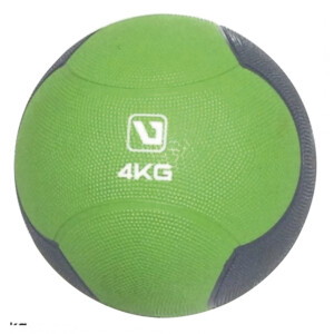 Medicine Ball: 4kg, 21.6cm, Green/Grey