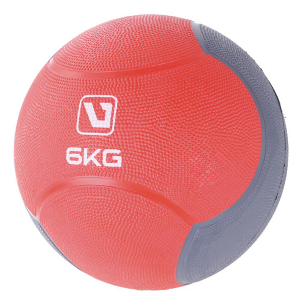Medicine Ball: 6kg, 24.1cm, Red/Grey