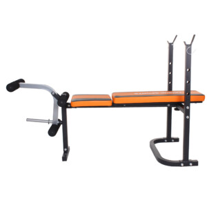 Fitness Weight Bench, Black/Orange
