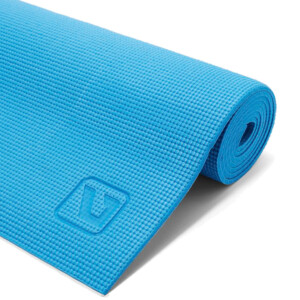 Yoga Rubber/PVC Mat With Print, Blue