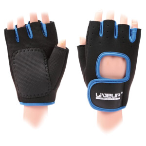 Training Glove; Small/Medium, Black/Blue