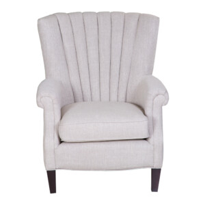 Fabric Arm Chair: 1-Seater- (79x88x98)cm, Moonlight