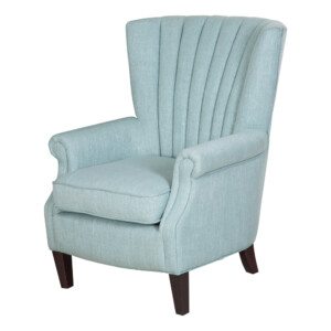 Fabric Arm Chair: 1-Seater- (79x88x98)cm, Celadon