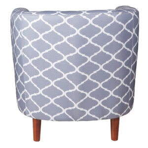 Snowy: Linen Fabric Arm Tub Chair; 80x76x80cm #SF-TC20