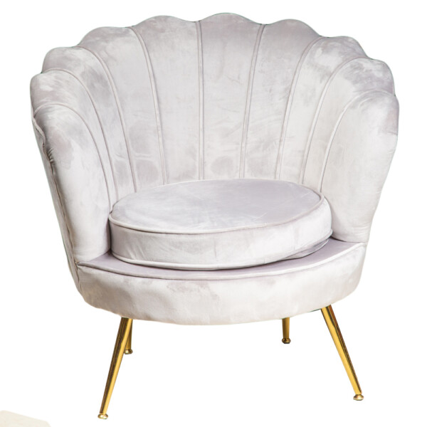 Snowy: Velvet Fabric Occasional Chair; 60x80x76cm #SF-A028/29/30