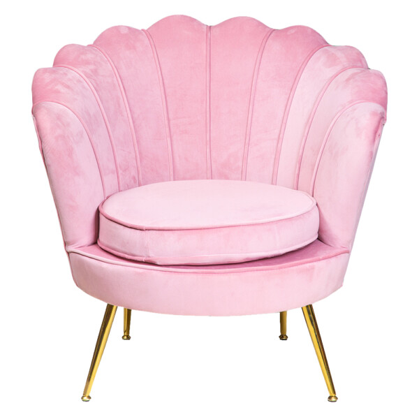 Snowy: Velvet Fabric Occasional Chair; 60x80x76cm #SF-A028/29/30