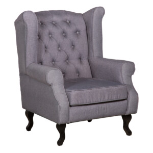 Snowy: Linen Fabric Arm Tub Chair; 85x81x92cm #SF-S036