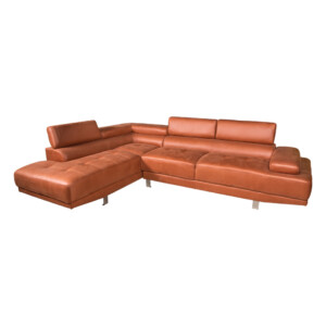 Fabric Corner Sofa With Chaise; Left