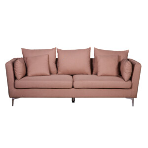 Fabric Sofa: (220x54/87x46/90)cm, Light Gold