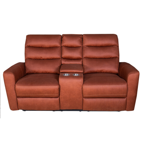 Motion: Fabric Recliner Sofa With Console: 2-Seater Ref.R51260A52D