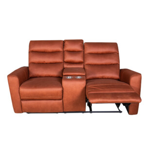 Motion: Fabric Recliner Sofa With Console: 2-Seater Ref.R51260A52D