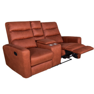 Motion: Fabric Recliner Sofa With Console: 2-Seater Ref.R51260A52D