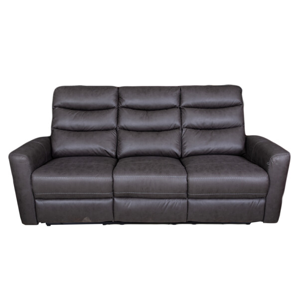 Motion: Fabric Recliner Sofa: 3-Seater, Grey