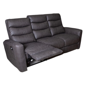 Motion: Fabric Recliner Sofa: 3-Seater, Grey