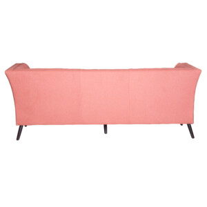 Fabric Sofa: 3-Seater; (222x87x77)cm, Pink
