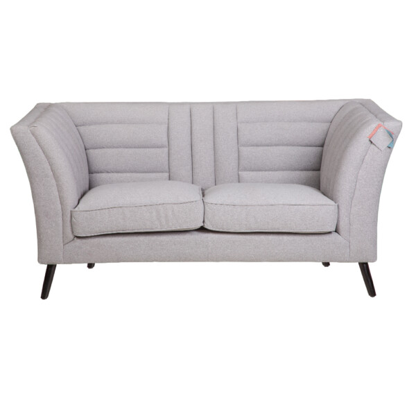 Fabric Sofa: 2-Seater(LoveSeat); (167x87x77)cm, Light Grey