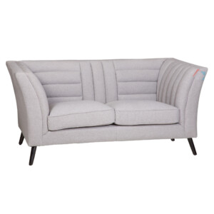 Fabric Sofa: 2-Seater(LoveSeat); (167x87x77)cm, Light Grey