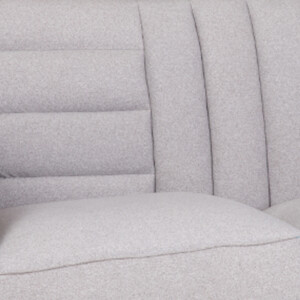 Fabric Sofa: 2-Seater(LoveSeat); (167x87x77)cm, Light Grey