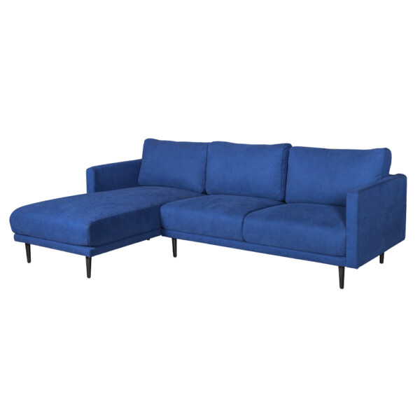 U2 LIVING: BERLIN Fabric Corner Sofa + Chaise, Left