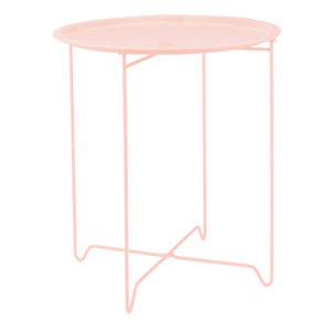 Falten Folding Table; (45x45x52)cm, Pink