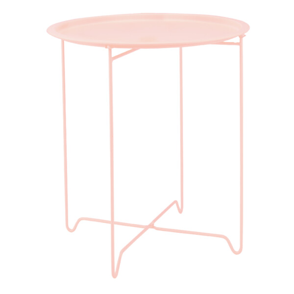 Falten Folding Table; (45x45x52)cm, Pink