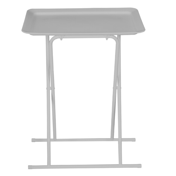 Faris Folding Table: (52x36x66)cm Grey