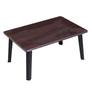 Haru Folding Table; (60x40x29)cm, Walnut/Black