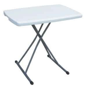 Outdoor Adjustable Folding Table; (76x50x54-72)cm