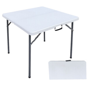 Outdoor Folding Square Table; (86x86x71)cm