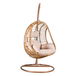 Garden Swing Basket With Cushion; 87x60x110cm #1966