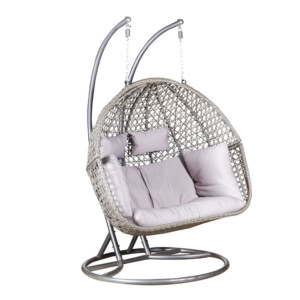 Garden Swing Basket With Cushion; 148x74x124cm #3016