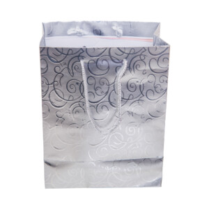 Romm. Gift Bag: 178x100x230mm: Silver #0854540D