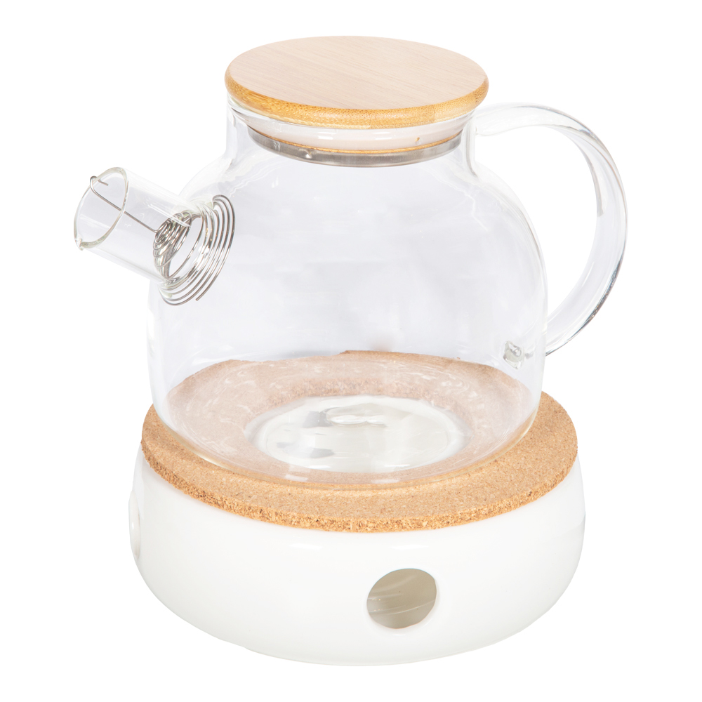 Glass Tea Warmer Gift Set: 2pcs