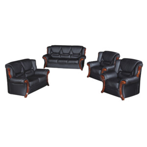 Leather Sofa : 7-Seater (3+2+1+1), Khaki