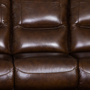 FULI: Leather Sofa: 6 Seater, Recliner (3RR+2RR+1R) #G-19705 + Large And Small Ottoman #G-26/27