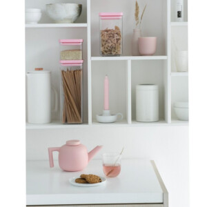 Square Canister: 1.6Ltrs, Pink