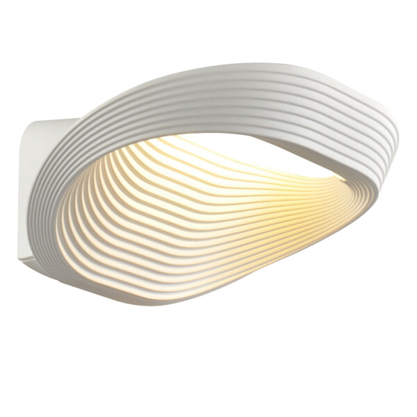 Domus: Wall Lamp: White, LED 1x12W #L38041/1W12W/WH/240