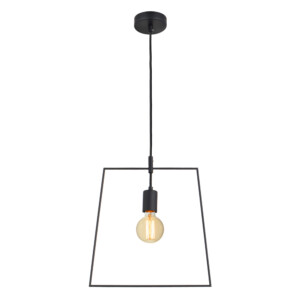 Domus: Pendant Lamp: Black , E27 1x40W #V35183/1P/BK/350
