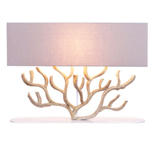Fire Coral Table Lamp With Metal Base; 80x20x42cm #211301/590035