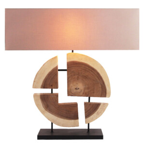 Geomatic Line Table Lamp With Rectangular Lamp Shade; 47x20x62.2cm #210979/590035