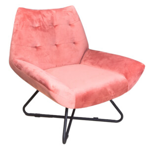 LINDEN: Fabric Leisure Chair; 84x80x91cm Ref. F1210