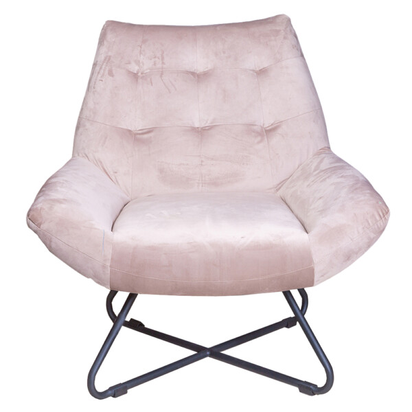 LINDEN: Fabric Leisure Chair; 84x80x91cm Ref. F1210