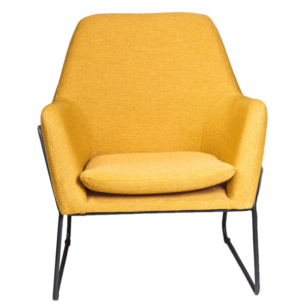 LINDEN: Fabric Leisure Arm Chair; 76x86x87cm Ref. F1105