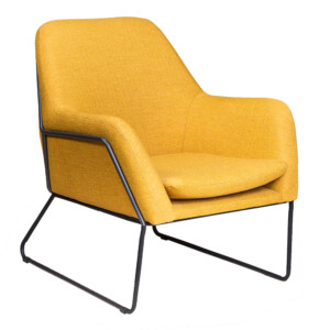 LINDEN: Fabric Leisure Arm Chair; 76x86x87cm Ref. F1105