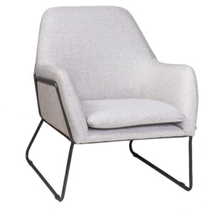 LINDEN: Fabric Leisure Arm Chair; 76x86x87cm Ref. F1105