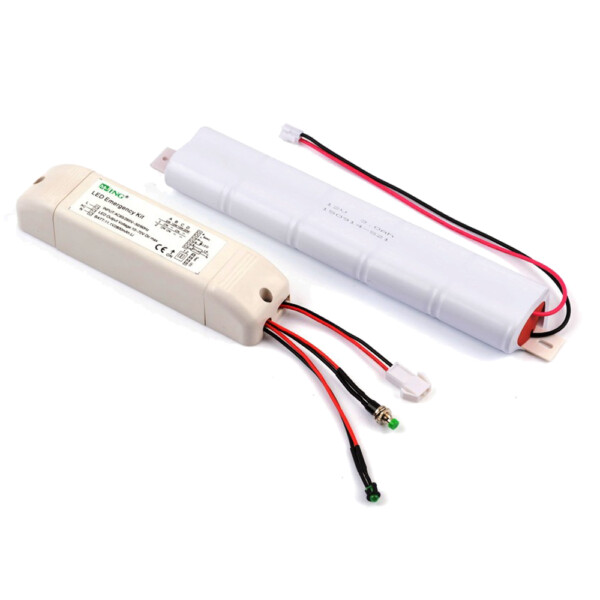 KUNSEN: Emergency Kit For LED Panel Lights, 12V 3000Mah: Inverter+ Battery+Test Switch+LED Indicator